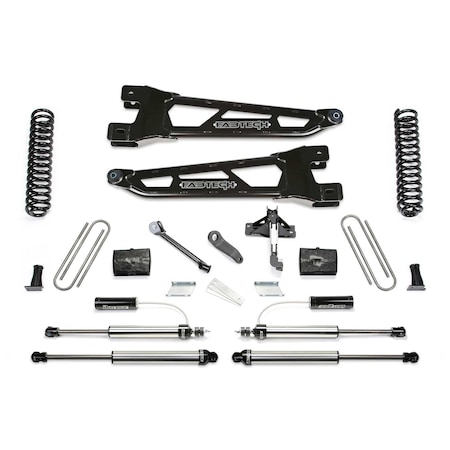 Fabtech 6IN RAD ARM SYS W/COILS & 2.25 DL RESI FRT AND DL RR SHKS 17-20 FORD F250/350 4WD DIESEL K2293DL